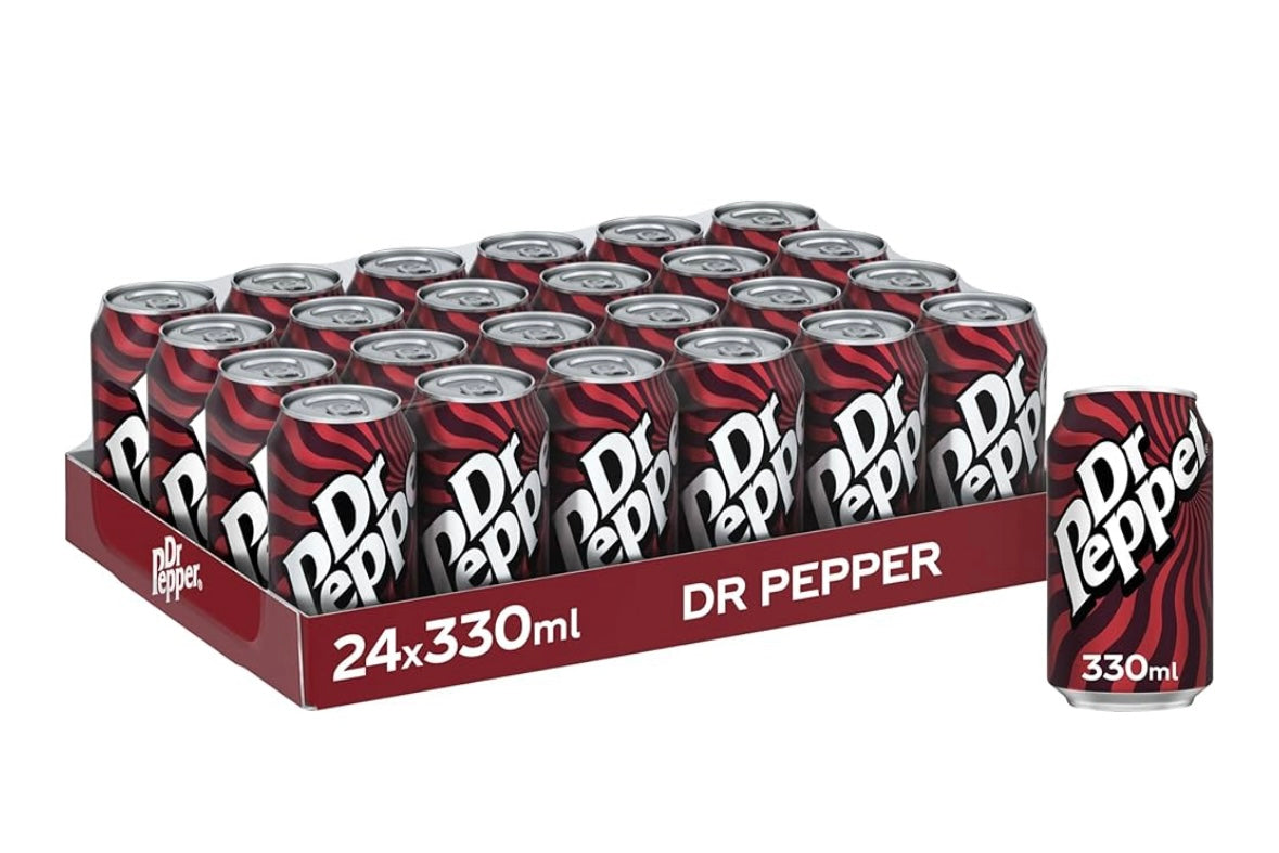 Dr Pepper 330ml - 24 Pack