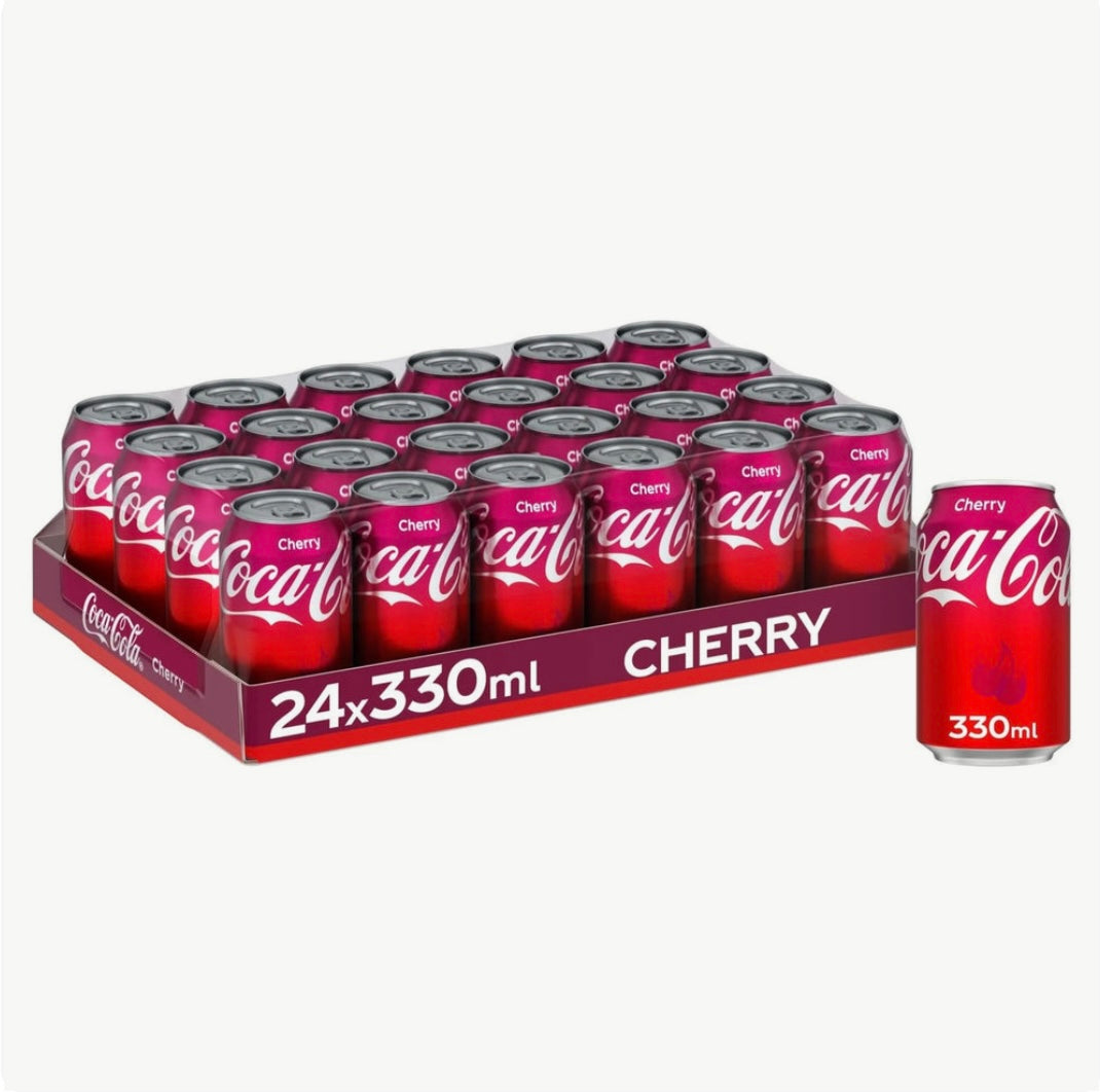 Coca-Cola Cherry 330ml - 24 Pack