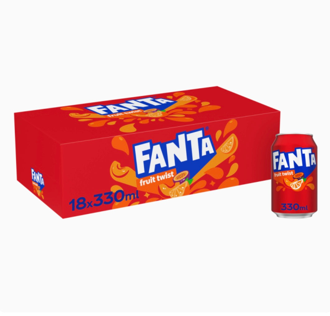 Fanta Fruit Twist 330ml - 24 Pack