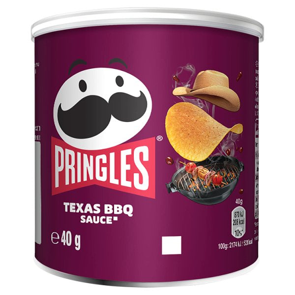 Pringles Texas BBQ Sauce Snacking Crisps 40g Pack