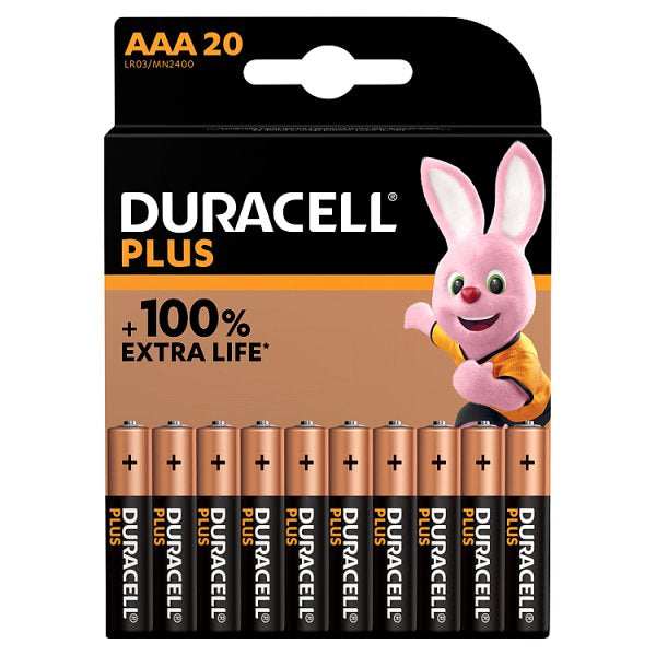 Duracell Plus AAA 20 Pack