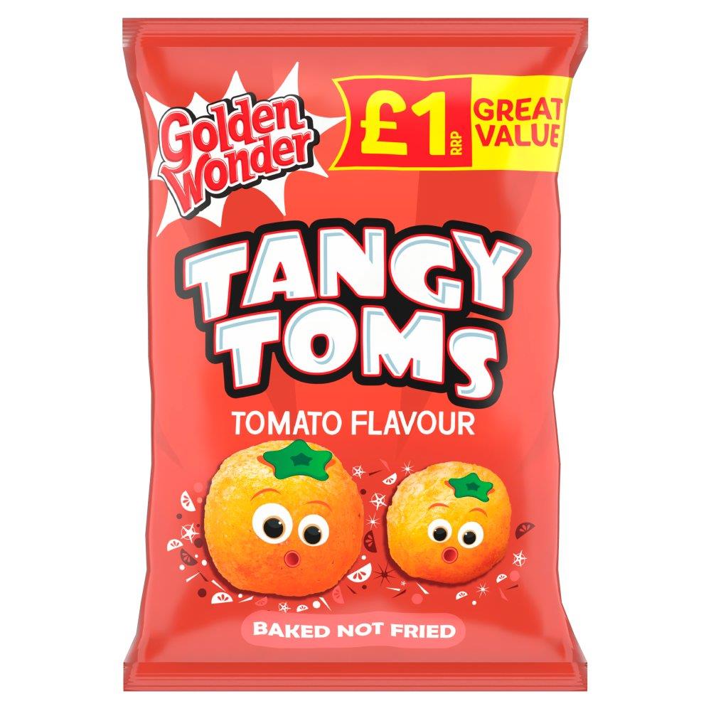 Golden Wonder Tangy Toms - 22g Bag